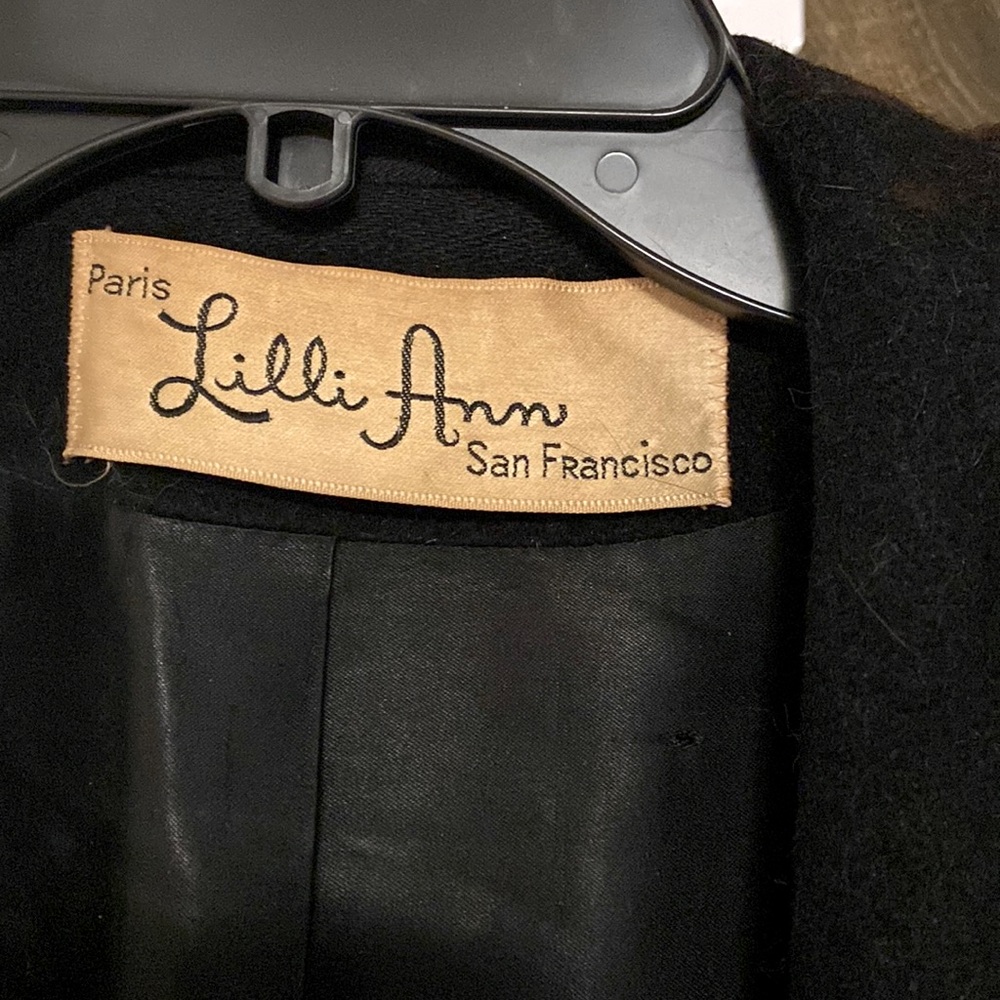 Lilli Ann San Francisco Paris Vintage wool coat